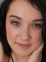 She undresses and enjoy masturbation, deep put the toy in twat